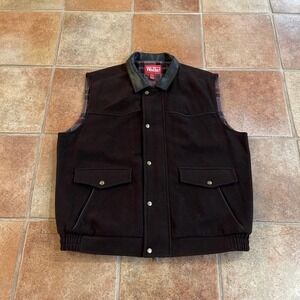 WALLS WOOL BLEND UTILITY VEST SIZE XL